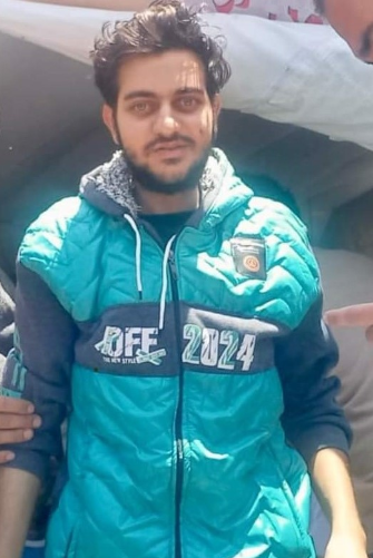 Khalil Skeik (24), a medical student from the Rimal neighborhood in Gaza City